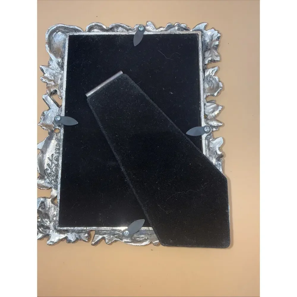 Vintage Arthur Court Photo Frame 6”x 5”Photo Rabbit Bunny Design 1995 Pewter